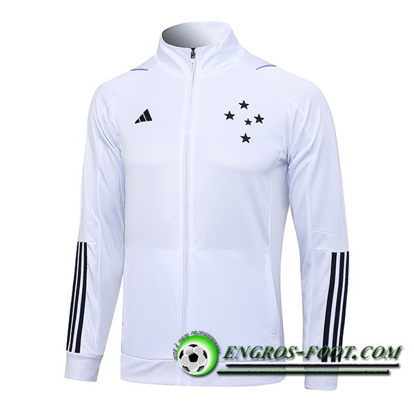 Veste Foot Cruzeiro EC Blanc 2023/2024