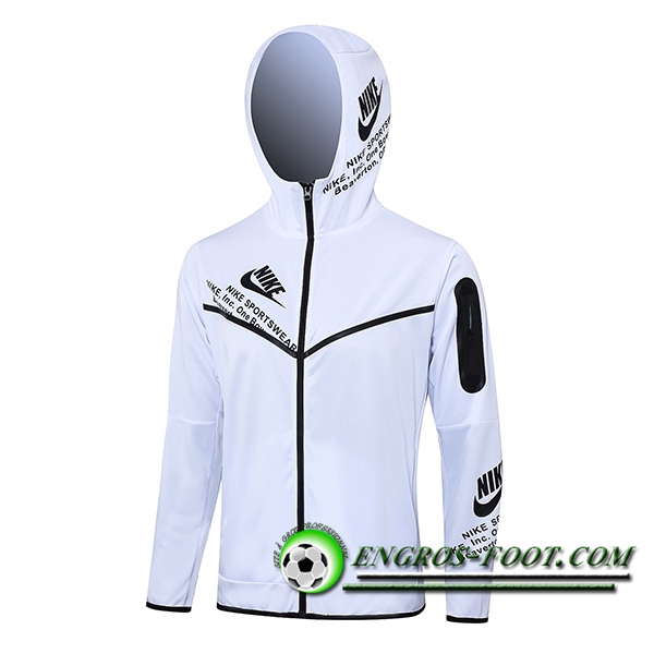 Veste A Capuche Nike Blanc 2023/2024