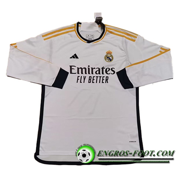 Maillot de Foot Real Madrid Manche Longue Domicile 2023/2024