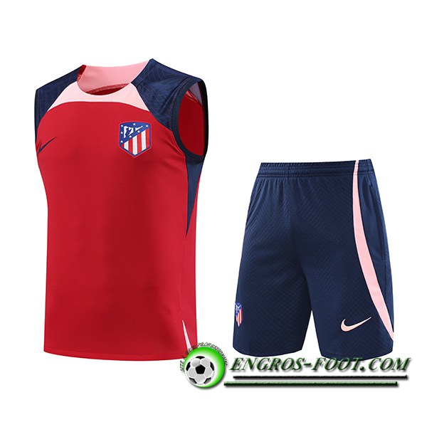 Ensemble Training Debardeur + Shorts Atletico Madrid Rouge 2023/2024