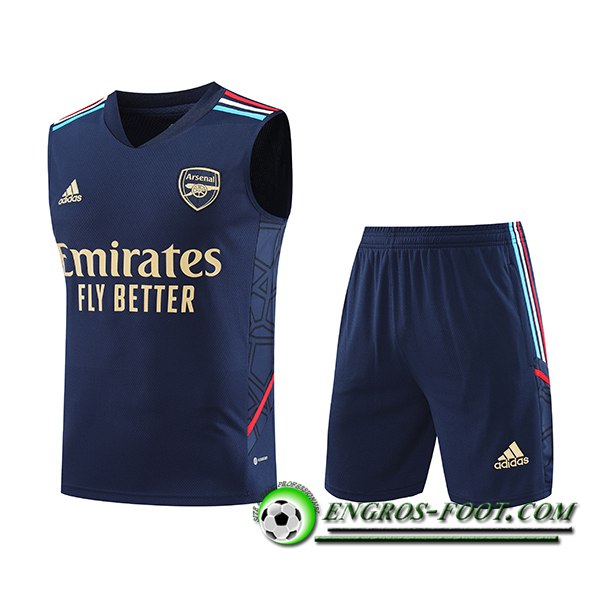 Ensemble Training Debardeur + Shorts Arsenal Bleu Marine 2023/2024