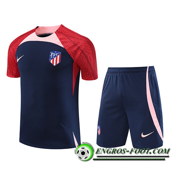 Ensemble Training T-Shirts + Shorts Atletico Madrid Bleu Marine 2023/2024 -02