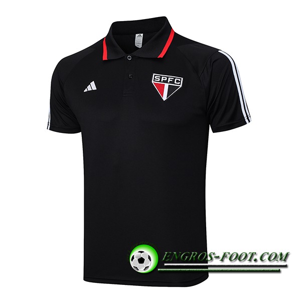 Polo Foot Sao Paulo FC Noir 2023/2024