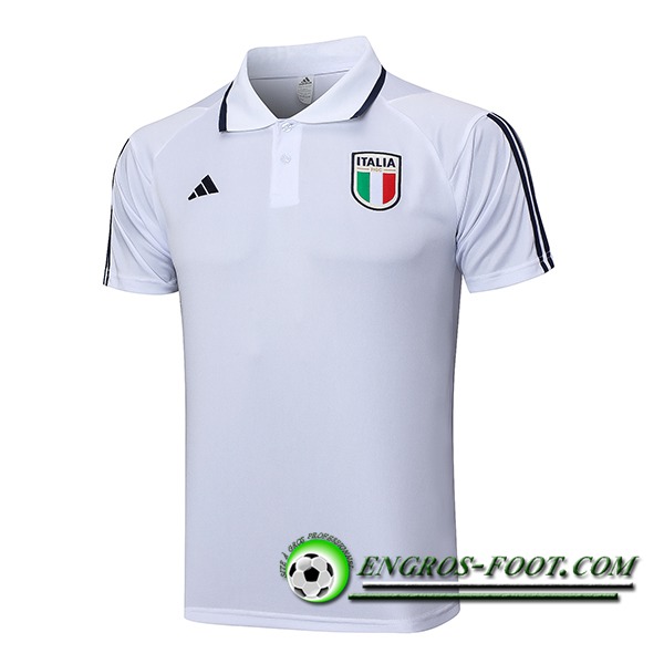Polo Foot Italie Blanc 2023/2024 -02