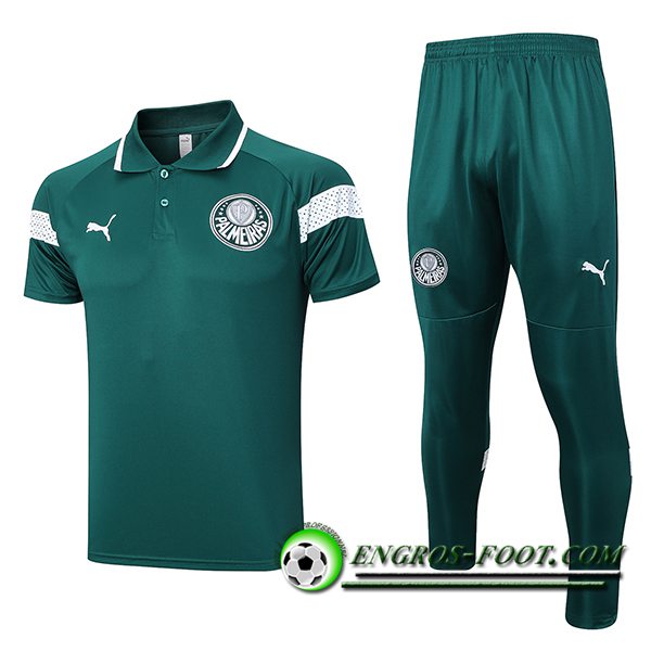 Ensemble Polo Foot Palmeiras Vert 2023/2024