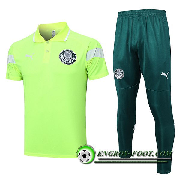 Ensemble Polo Foot Palmeiras Vert 2023/2024 -02