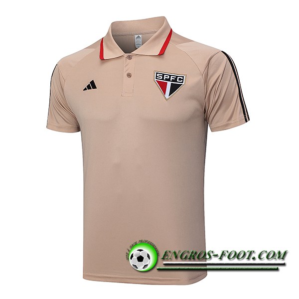 Polo Foot Sao Paulo FC Jaune 2023/2024