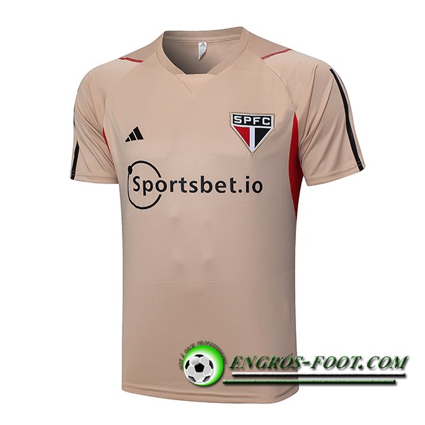 Training T-Shirts Sao Paulo FC Jaune 2023/2024