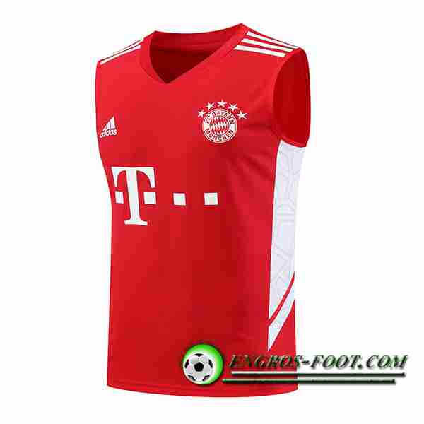 Training Debardeur Bayern Munich Rouge 2023/2024 -02