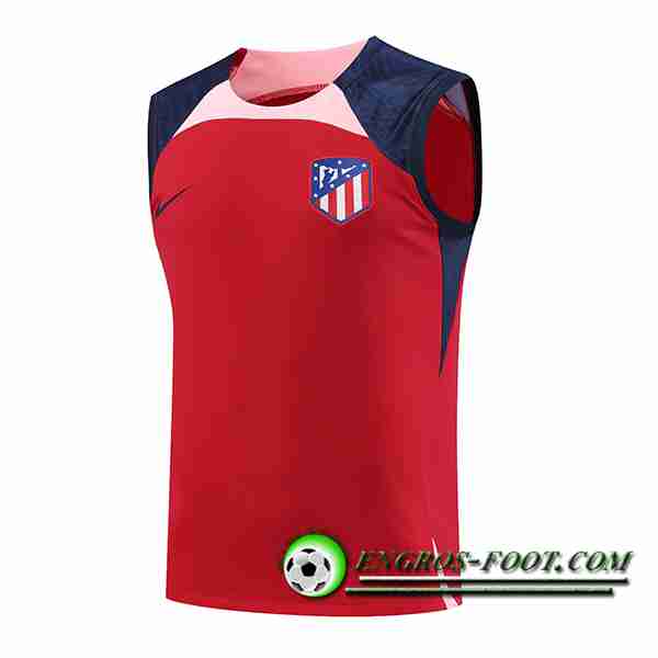 Training Debardeur Atletico Madrid Rouge 2023/2024 -02