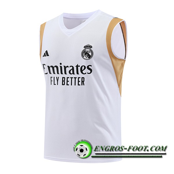 Training Debardeur Real Madrid Blanc 2023/2024 -02