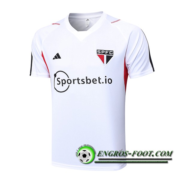 Training T-Shirts Sao Paulo FC Blanc 2023/2024