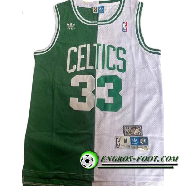 Maillot Boston Celtics (BIRD #33) 2023/24 Blanc/Vert