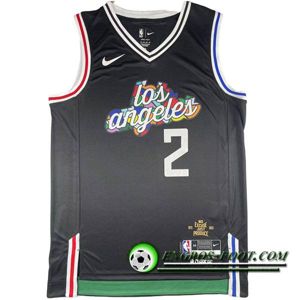 Maillot Los Angeles Clippers (LEONARO #2) 2023/24 Noir