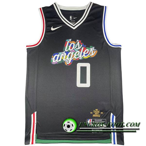 Maillot Los Angeles Clippers (WESTBROOK #0) 2023/24 Noir