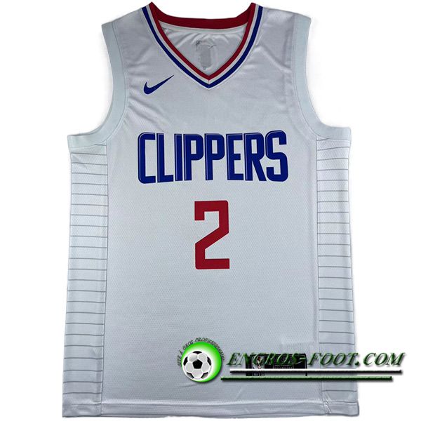 Maillot Los Angeles Clippers (LEONARO #2) 2023/24 Blanc