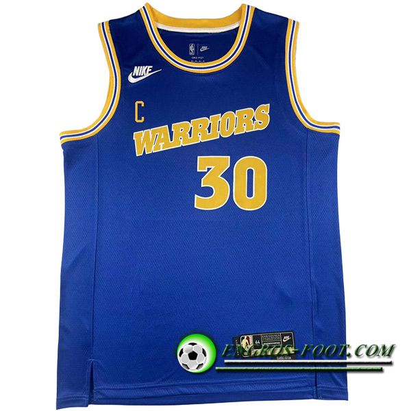 Maillot Golden State Warriors (CURRY #30) 2023/24 Bleu