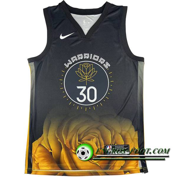 Maillot Golden State Warriors (CURRY #30) 2023/24 Noir