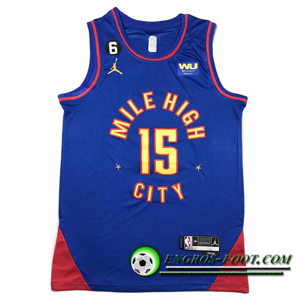 Maillot Denver Nuggets (JOKIC #15) 2023/24 Bleu