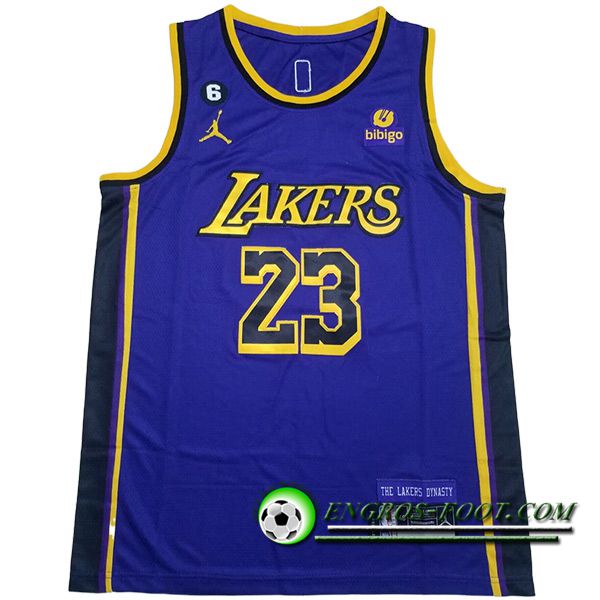 Maillot Los Angeles Lakers (JAMES #23) 2023/24 Bleu