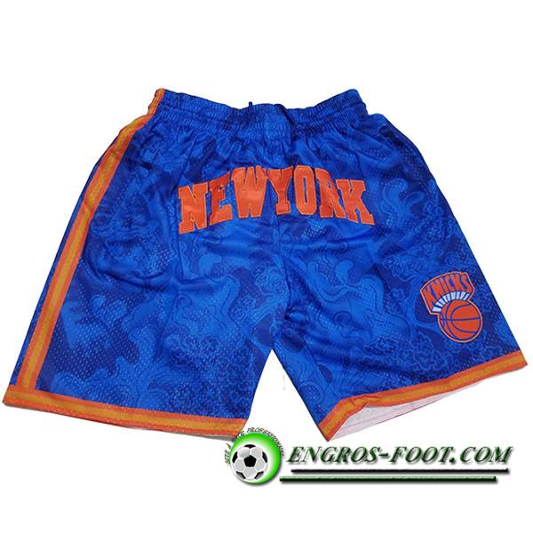 Shorts NBA New York Knicks Bleu