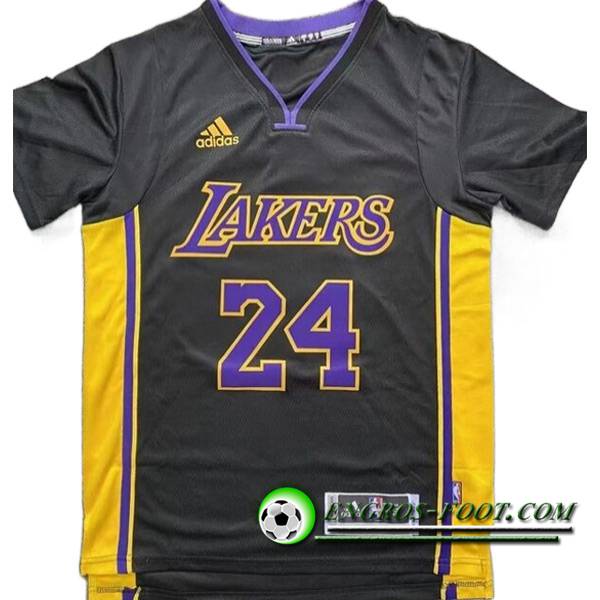 Maillot Los Angeles Lakers (BRYANT #24) 2023/24 Noir/Jaune