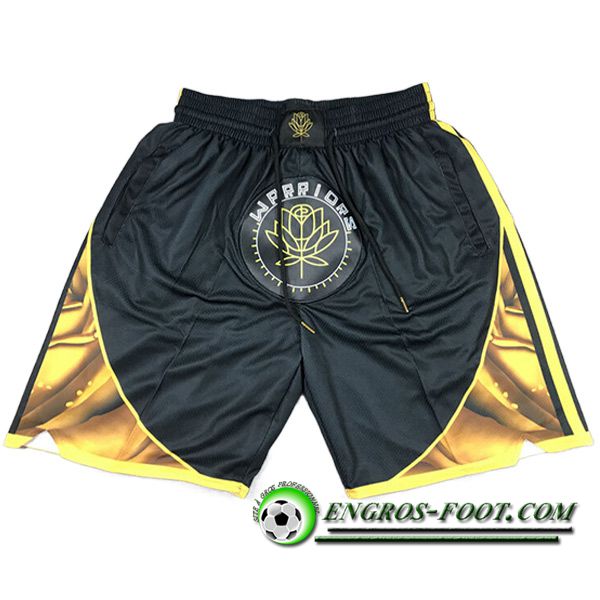 Shorts NBA Golden State Warriors Noir -02