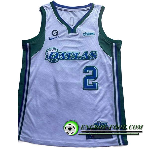 Maillot Dallas Mavericks (IRVING #2) 2023/24 Blanc