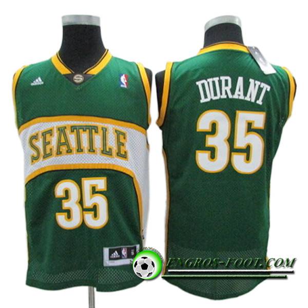 Maillot Oklahoma City Thunder (DURANT #35) 2023/24 Vert