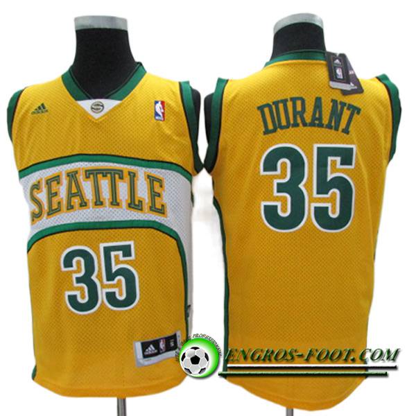 Maillot Oklahoma City Thunder (DURANT #35) 2023/24 Jaune