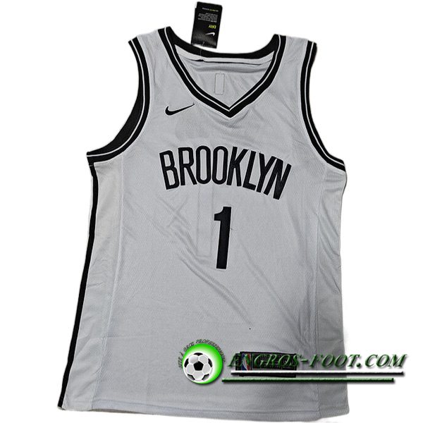 Maillot Brooklyn Nets (BRIDGES #1) 2023/24 Blanc