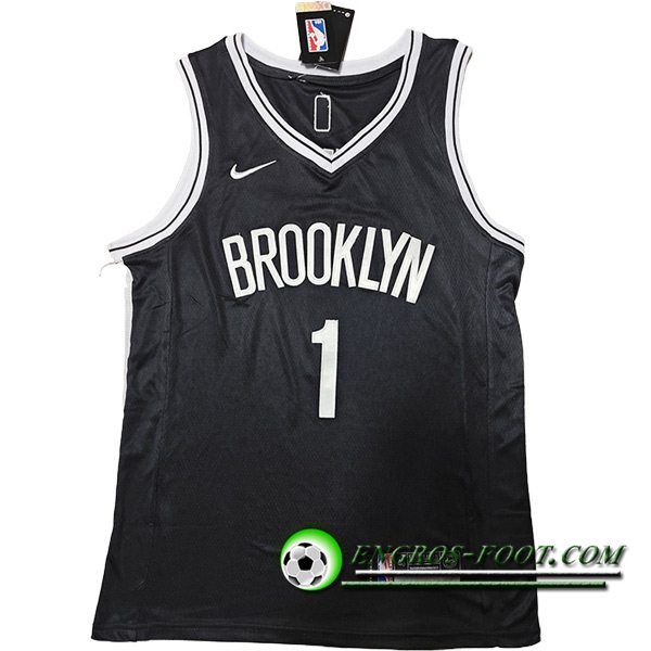 Maillot Brooklyn Nets (BRIDGES #1) 2023/24 Noir