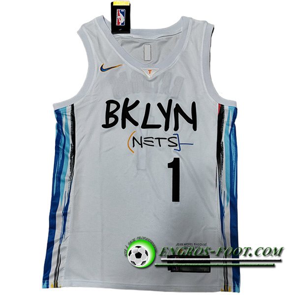 Maillot Brooklyn Nets (ROSE #1) 2023/24 Blanc