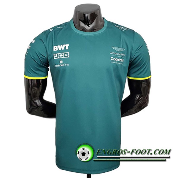 T-Shirt F1 Aston Martin Team Vert 2023 -02