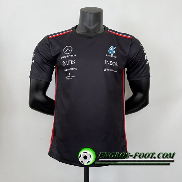 T-Shirt F1 Mercedes Benz Team Noir 2023 -02