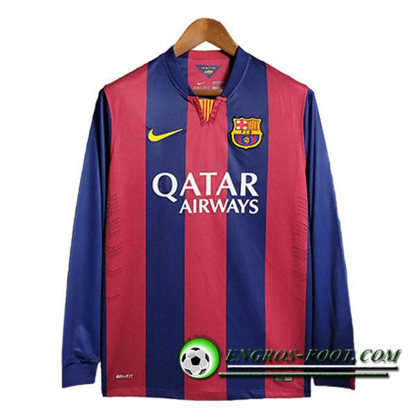 Maillot de Foot FC Barcelone Domicile Manches Longues 2014/2015