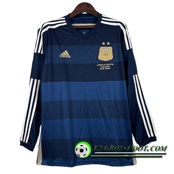 Maillot de Foot Argentine Exterieur Manches Longues 2014