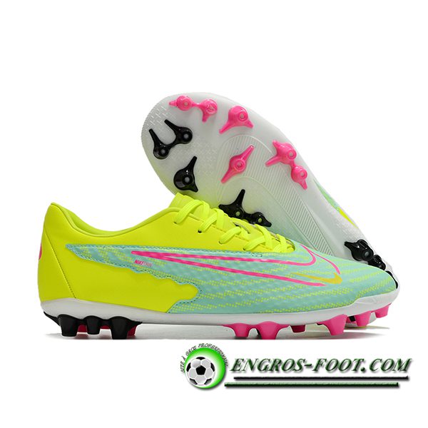 Nike Botas De Fútbol Phantom GX Academy AG Verde/Amarillo