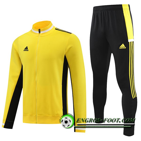 Ensemble Survetement de Foot - Veste Adidas Jaune 2023/2024