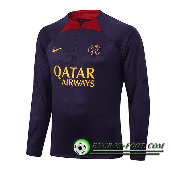 Sweatshirt Training PSG Pourpre 2023/2024