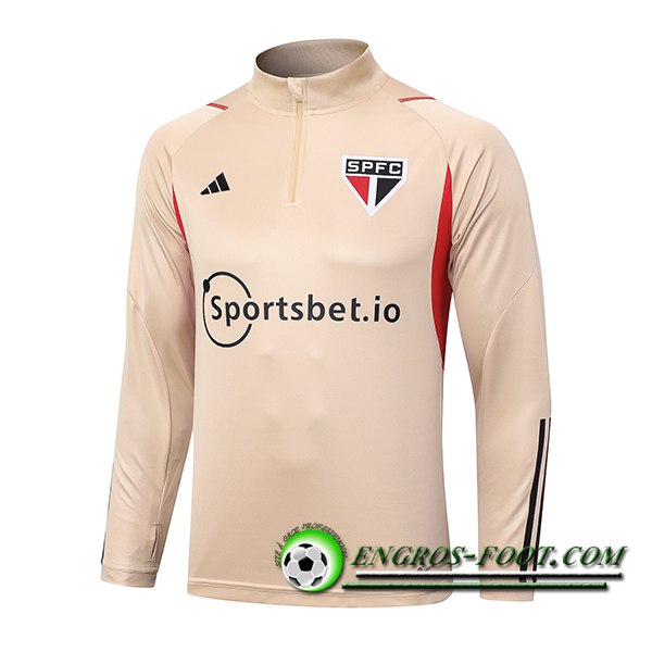 Sweatshirt Training Sao Paulo FC Jaune 2023/2024