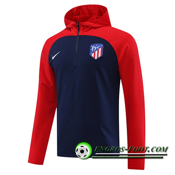 Sweatshirt Training Capuche Atletico Madrid Bleu Marine 2023/2024