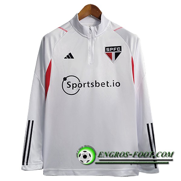 Sweatshirt Training Sao Paulo FC Blanc 2023/2024 -02