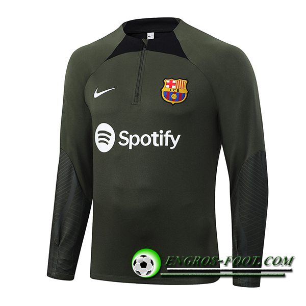 Sweatshirt Training FC Barcelone Vert 2023/2024