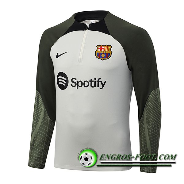 Sweatshirt Training FC Barcelone Gris Clair 2023/2024