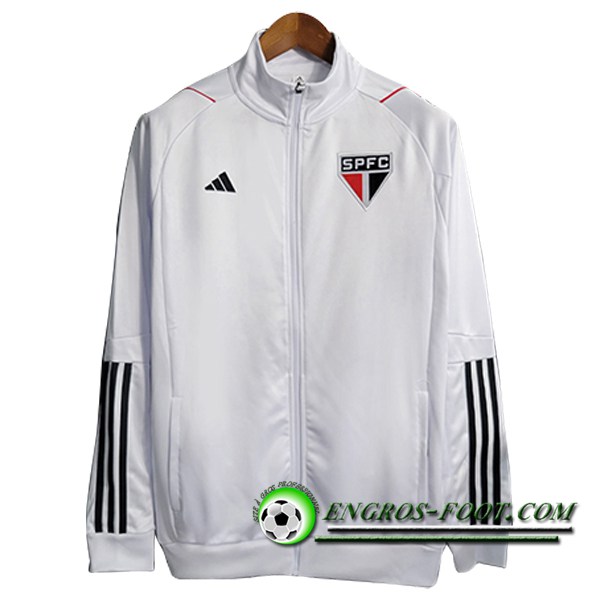 Veste Foot Sao Paulo FC Blanc 2023/2024 -02