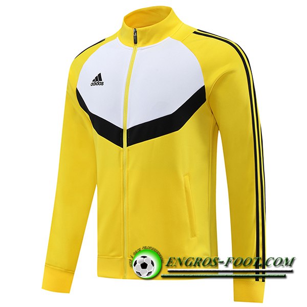 Veste Foot Adidas Blanc/Jaune 2023/2024