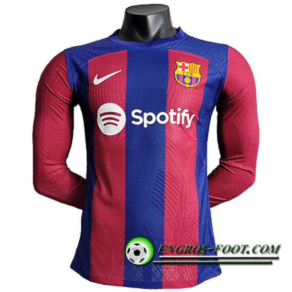 Maillot de Foot FC Barcelone Manche Longue Domicile 2023/2024