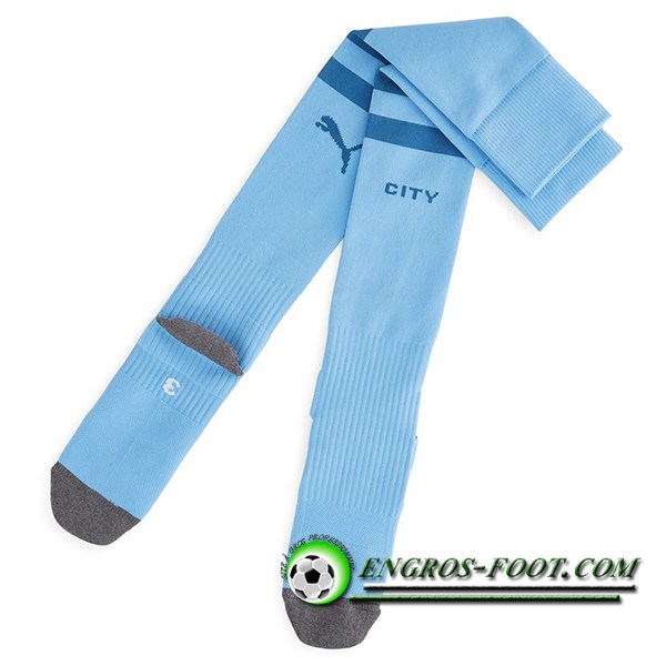 Chaussettes de Foot Manchester City Domicile 2023/2024