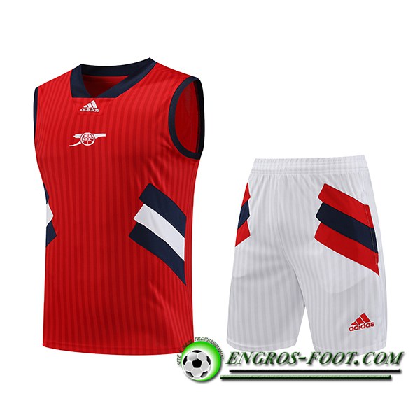 Ensemble Training Debardeur + Shorts Arsenal Rouge 2023/2024